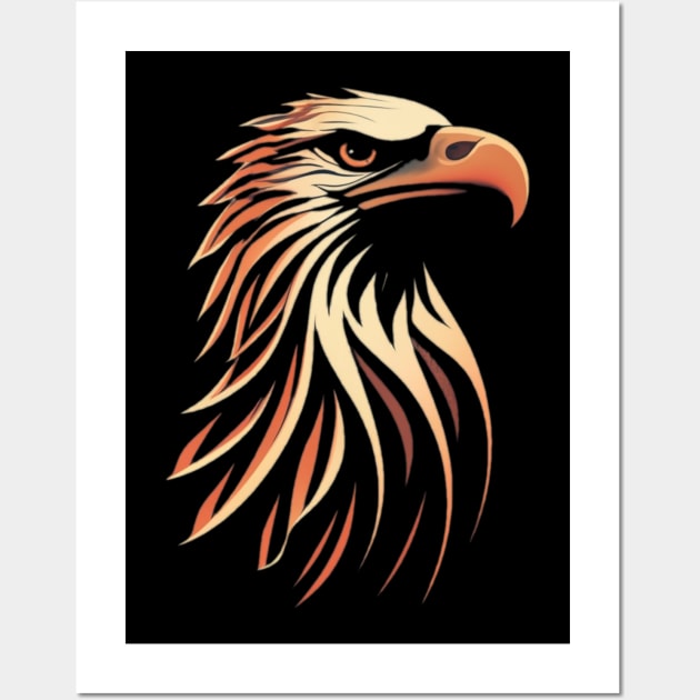 Majestic Eagle Wall Art by INLE Designs